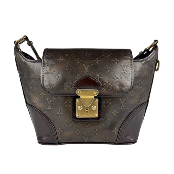 Louis Vuitton Handbags - LOUIS VUITTON Brown Monogram Leather Shoulder Bag